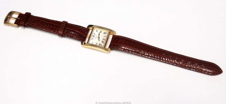 Michel Herbelin Ladies Mini Watch Gold Plated - 17037