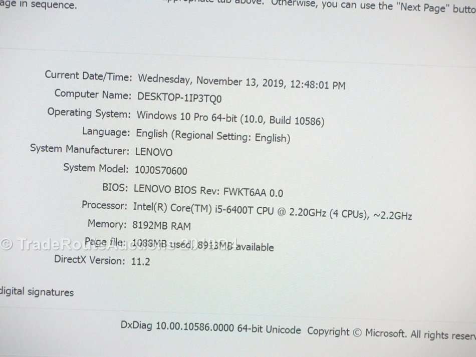 LENOVO M700 TINY Desktop PC Computer | CORE i5 6400T 6th Gen 2.2GHz | 8GB RAM | 500GB HDD