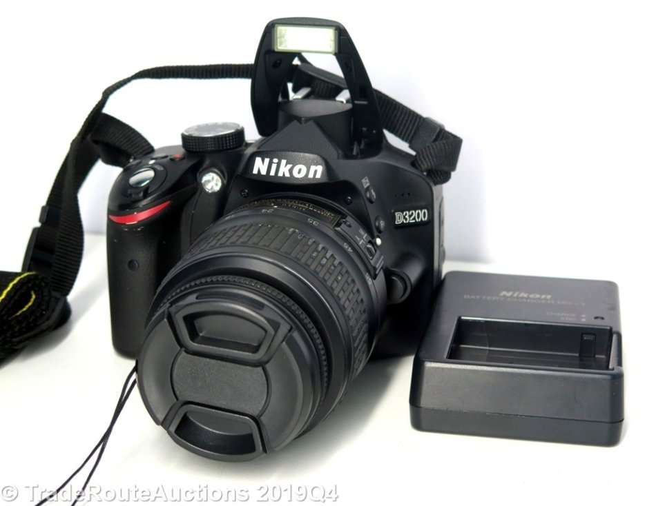 Nikon D3200 24.2 MP CMOS Digital SLR with 18-55mm f/3.5-5.6 AF-S DX NIKKOR Zoom Lens - 24.2 MP