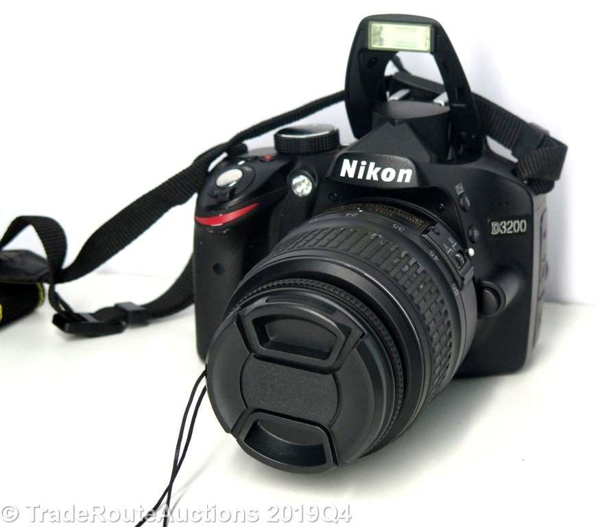 Nikon D3200 24.2 MP CMOS Digital SLR with 18-55mm f/3.5-5.6 AF-S DX NIKKOR Zoom Lens - 24.2 MP
