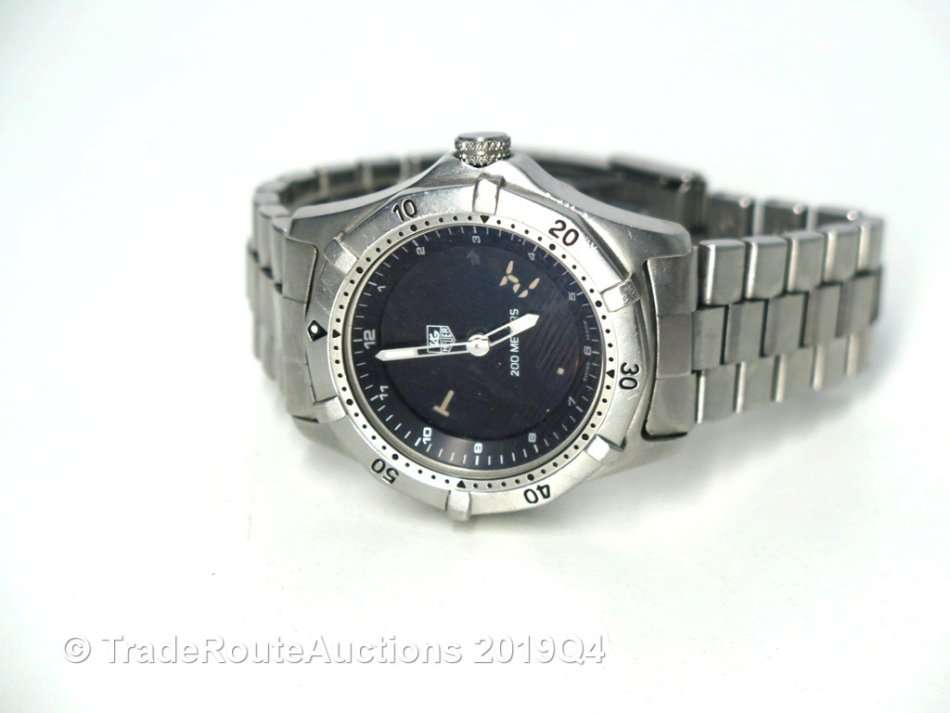 TAG Heuer 2000 Multi Graph Analog / Digital S/Steel Quartz Sport Men's Watch - for spares / repair