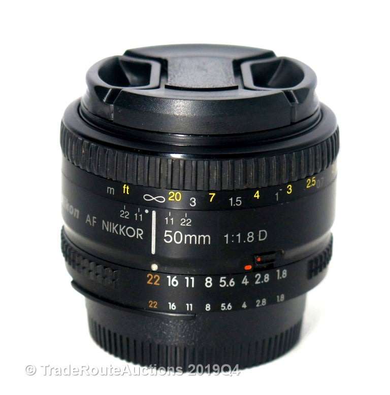 Nikon AF Nikkor 50mm f/1.8D Lens for NIKON Cameras