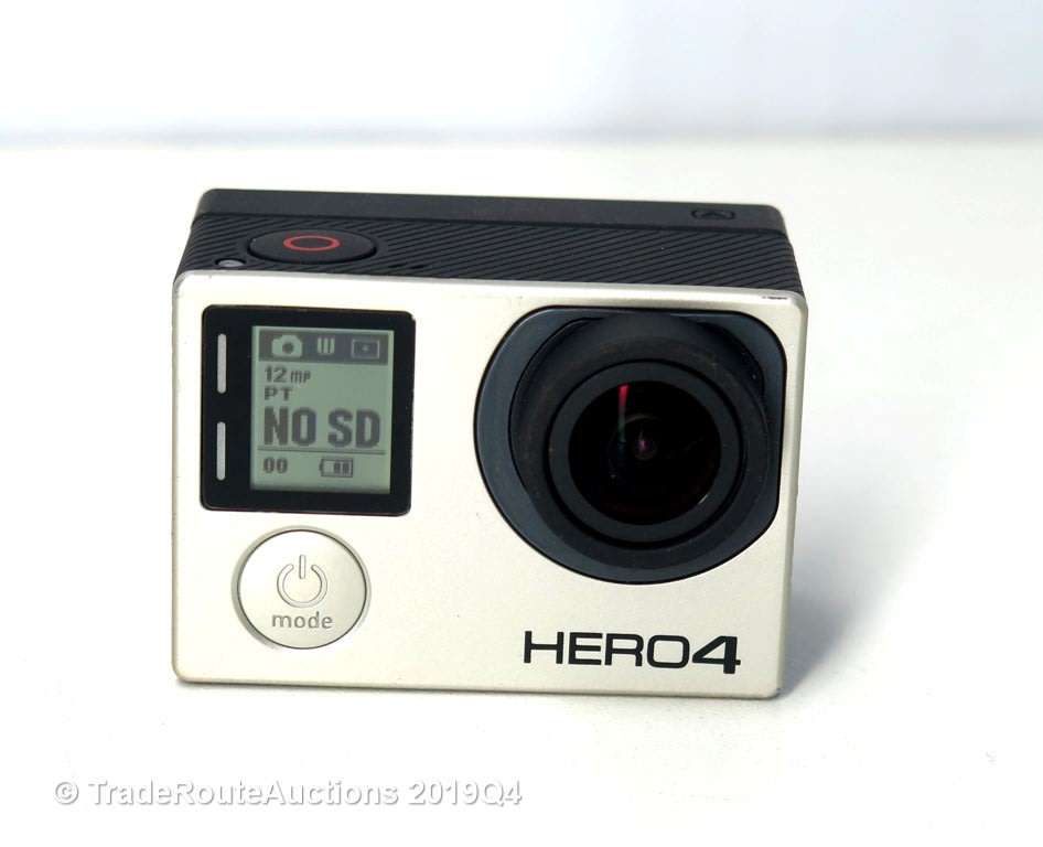 GoPro Hero4 | CHDHX-401 BLACK | 4K VIDEO | Wi-Fi | Comes with LCD attachment - NO CASE ALCDB-401
