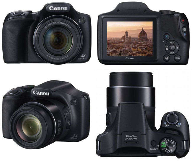 Canon PowerShot SX520 HS 16.0MP 42X zoom Digital Camera - 84X ZOOMPLUS