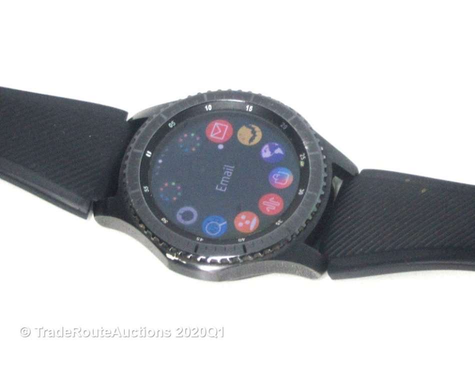 Samsung Gear S3 Frontier [ Space Grey ] Smartwatch Fitness Tracker Watch SM-R760 |