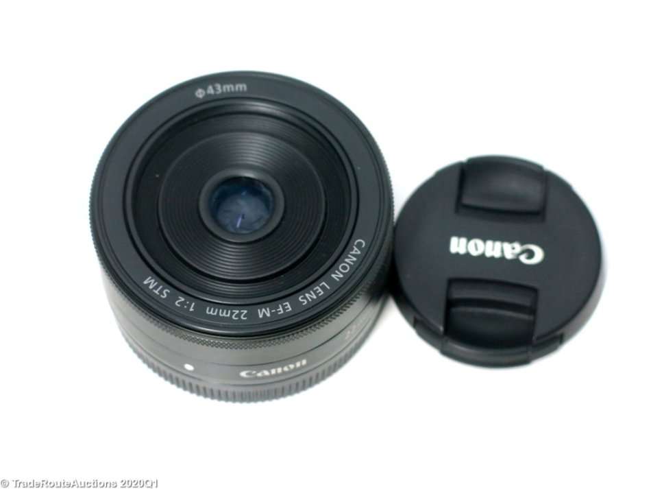 Canon EF-M 22mm f2 STM Lens (Graphite) for Eos M