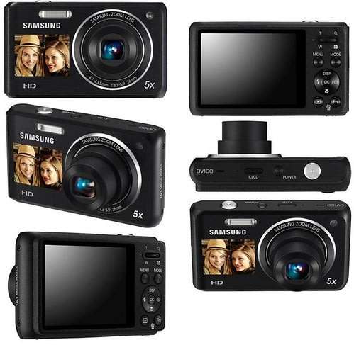 Samsung DV100 Dual View Digital Camera 16.1 Mega pixels with 5x Optical Zoom