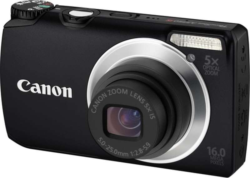 Canon PowerShot A3350 16MP Compact Digital Camera 5x Optical Zoom 28-140mm, 3" LCD 1280 x 720 Video