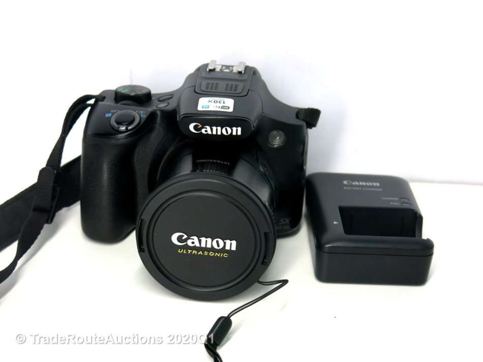 Canon Powershot SX60 HS 16.1MP Digital Camera 65x Optical Zoom Lens 3-inch LCD Tilt Screen (Black)