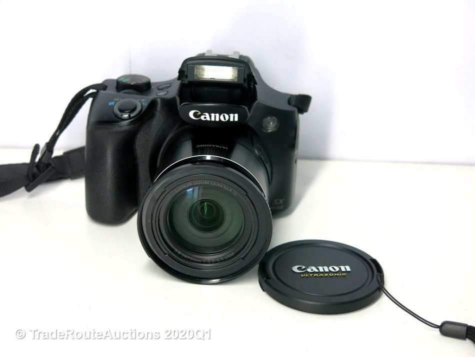 Canon Powershot SX60 HS 16.1MP Digital Camera 65x Optical Zoom Lens 3-inch LCD Tilt Screen (Black)