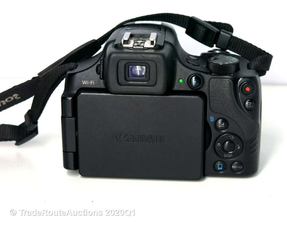 Canon Powershot SX60 HS 16.1MP Digital Camera 65x Optical Zoom Lens 3-inch LCD Tilt Screen (Black)