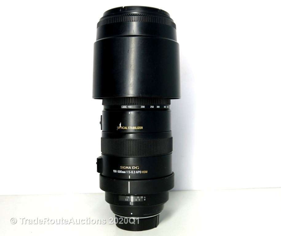 SIGMA 150-500mm F5-6.3 APO DG OS (OPTICAL STABILIZER) ZOOM Lens for NIKON DSLR Cameras