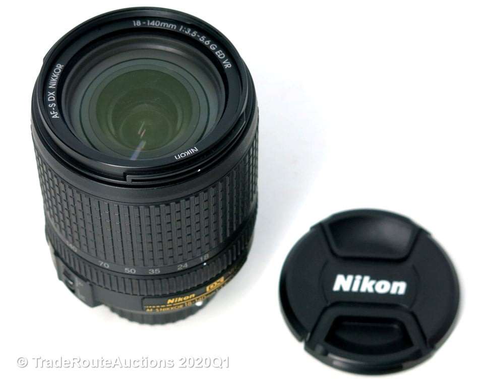 Nikon 18-140mm f/3.5-5.6G ED VR AF-S DX NIKKOR Telephoto & Wide Angle Zoom Lens for Nikon DSLRs