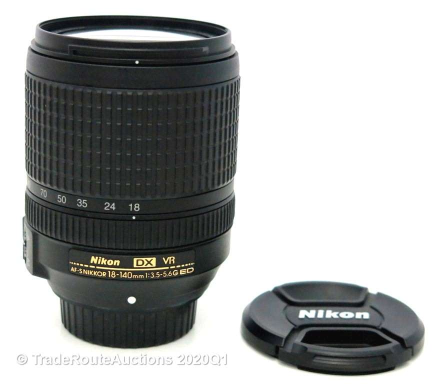 Nikon 18-140mm f/3.5-5.6G ED VR AF-S DX NIKKOR Telephoto & Wide Angle Zoom Lens for Nikon DSLRs