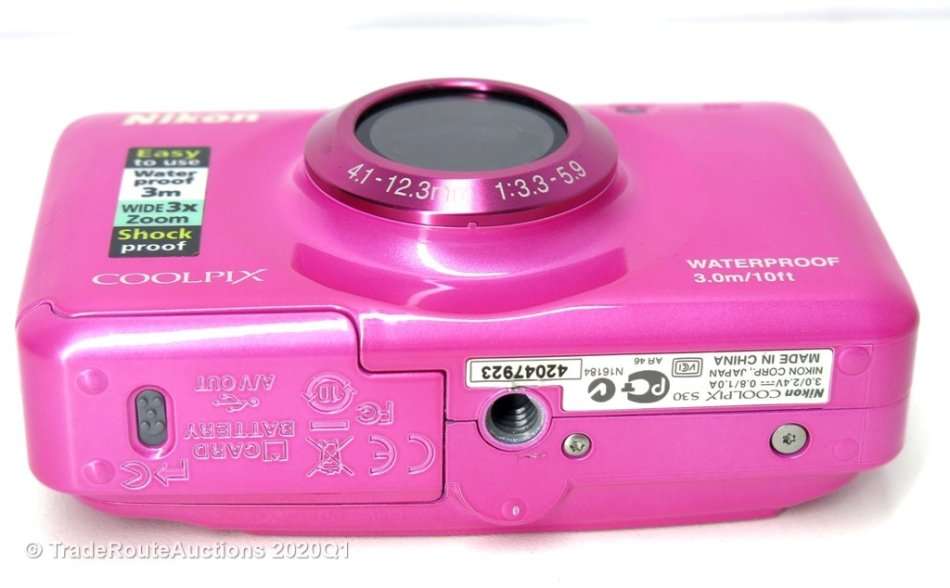 Waterproof - Nikon COOLPIX S30 10.1 MP Digital Camera with 3x Zoom Nikkor Glass Lens