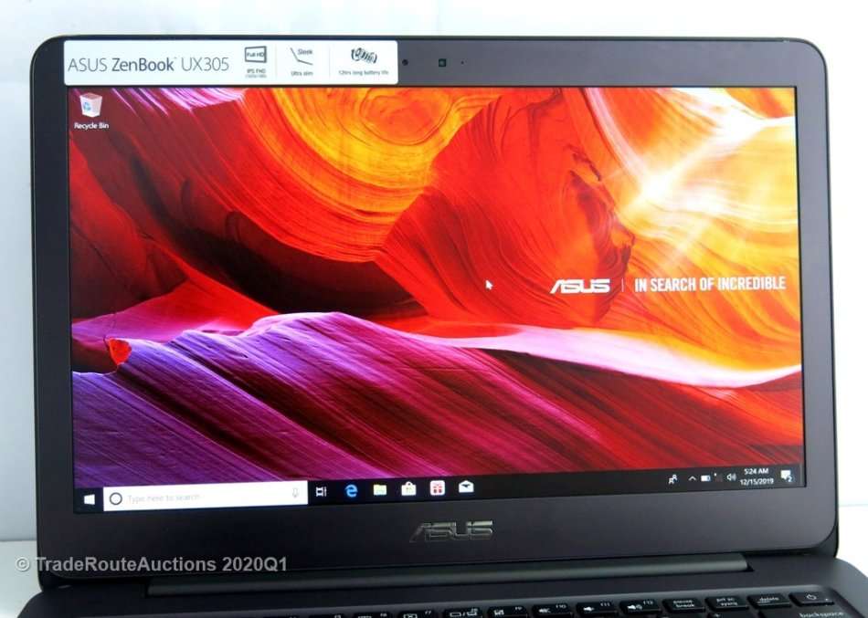 ASUS ZENBOOK UX305 NOTEBOOK | CORE i5 6200U 2.3GHz  | 4GB RAM | 128GB SSD | SLIM & THIN 12mm