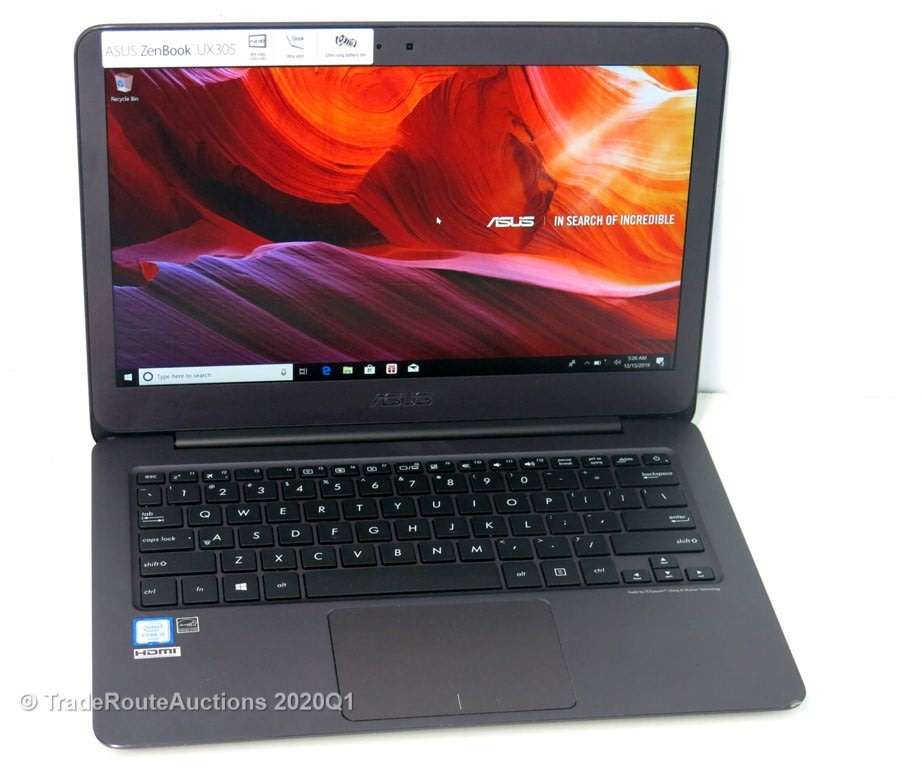 ASUS ZENBOOK UX305 NOTEBOOK | CORE i5 6200U 2.3GHz  | 4GB RAM | 128GB SSD | SLIM & THIN 12mm