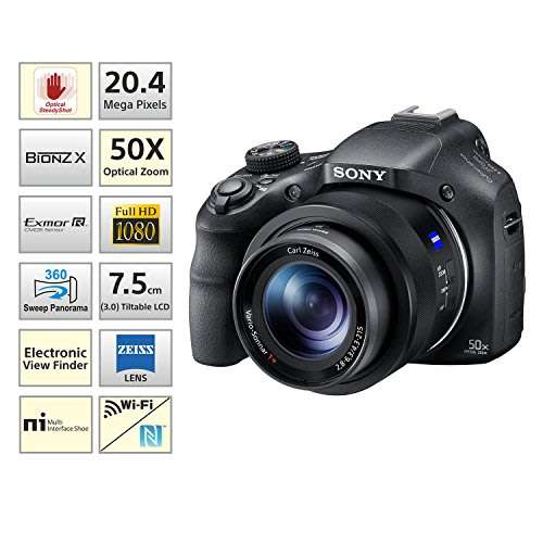 20.4MP - Sony HX400V Compact Digital Camera with 50x Optical Zoom