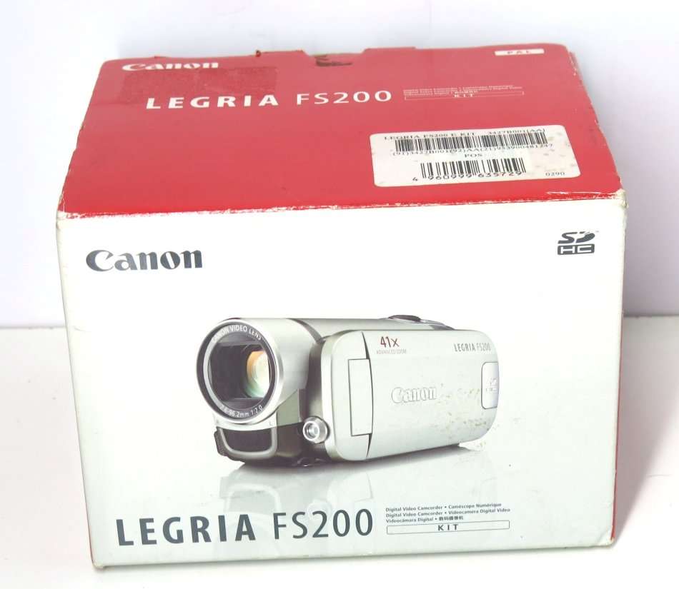 Canon LEGRIA FS200 Camcorder (41x Optical Zoom) 2000X Digital Zoom Handycam Camcorder