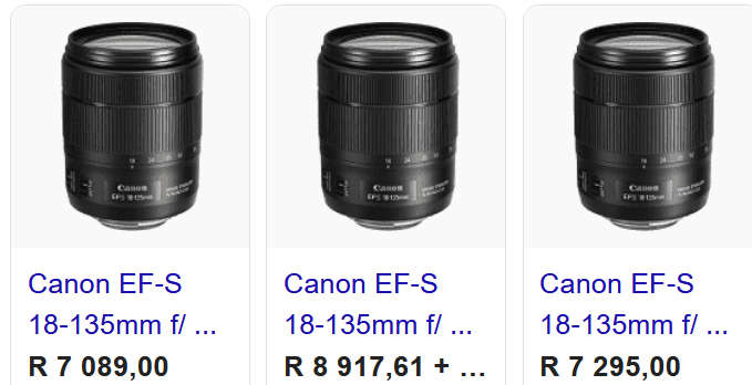 Canon EFS 18-135mm IMAGE STABILIZER - NANO USM LENS