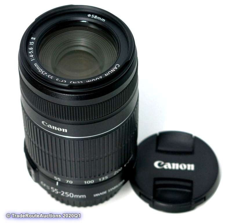 Canon EF-S 55-250m IS (Image Stabilizer) Mark ii Lens for Canon DSLR Cameras