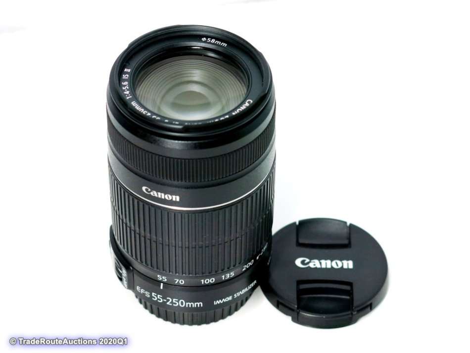 Canon EF-S 55-250m IS (Image Stabilizer) Mark ii Lens for Canon DSLR Cameras