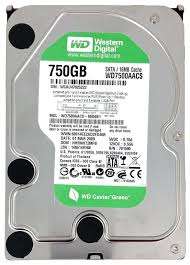Western Digital 750GB Caviar Green SATA 3 Gb/s Intellipower 32MB Cache (WD7500AADS) Desktop HDD