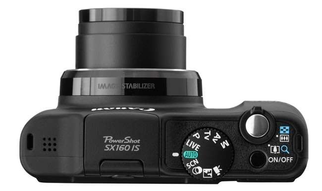 Canon PowerShot SX160 IS 16.0 MP Digital Camera with 16x Wide-Angle Optical Image Stabilized Zoom