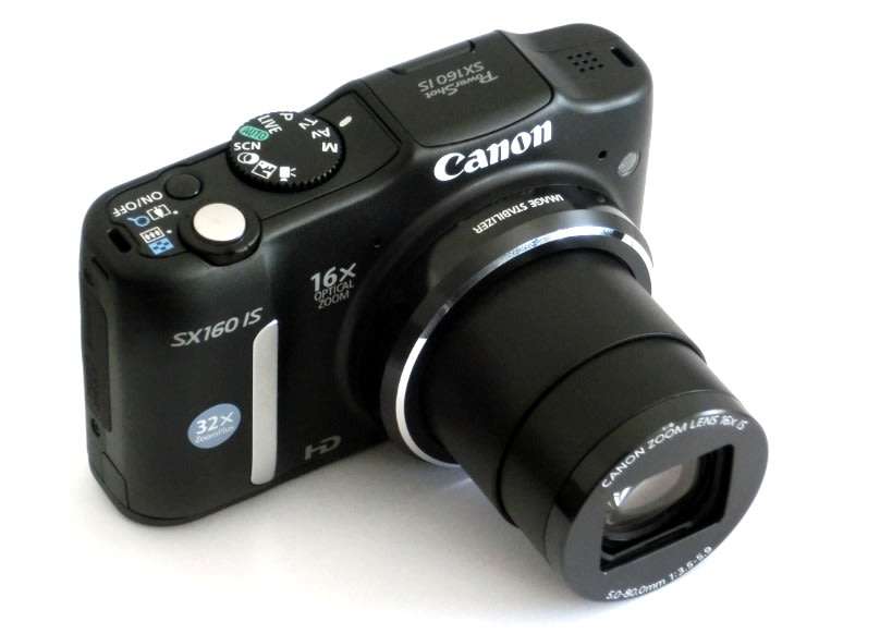 Canon PowerShot SX160 IS 16.0 MP Digital Camera with 16x Wide-Angle Optical Image Stabilized Zoom
