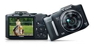 Canon PowerShot SX160 IS 16.0 MP Digital Camera with 16x Wide-Angle Optical Image Stabilized Zoom