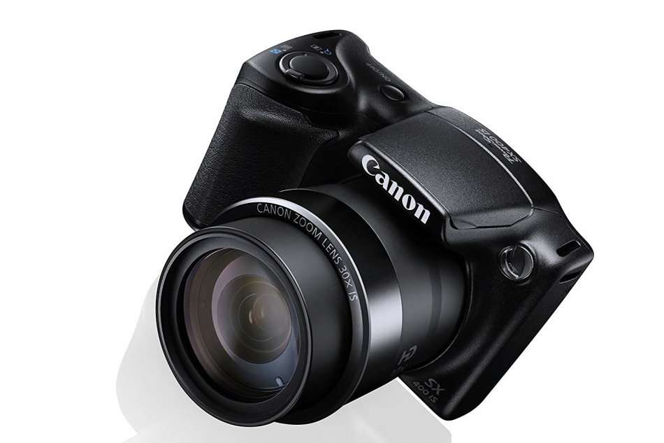 Canon Powershot SX400 IS 16MP Point and Shoot Camera (Black) with 30x Optical Zoom