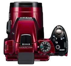 Nikon Coolpix P500 12.1MP Digital Camera with 36x Optical Zoom [ RED ]