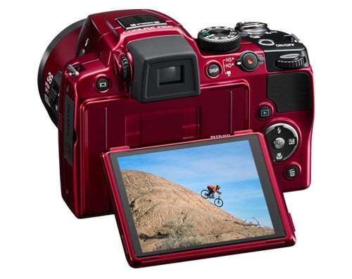 Nikon Coolpix P500 12.1MP Digital Camera with 36x Optical Zoom [ RED ]