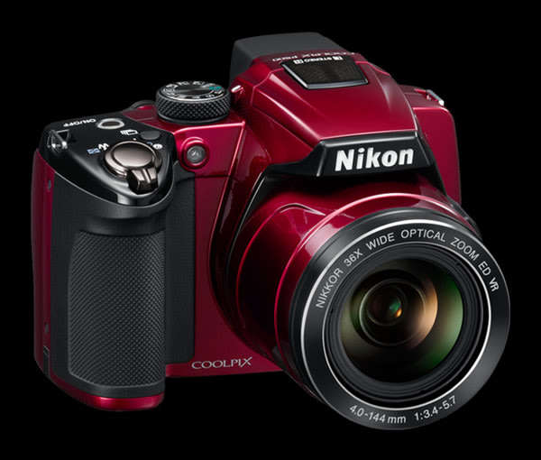 Nikon Coolpix P500 12.1MP Digital Camera with 36x Optical Zoom [ RED ]
