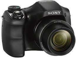 Sony Cyber-shot DSC-H100/BC 16.1MP Point and Shoot Camera (Black) with 21x Optical Zoom