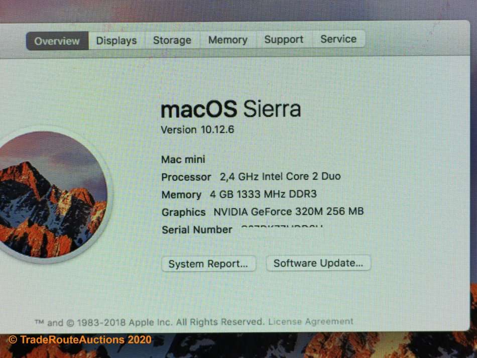 Apple Mac Mini | Core 2 DUO 2.4Ghz | 4GB RAM | 320GB HDD *** MacMini ***