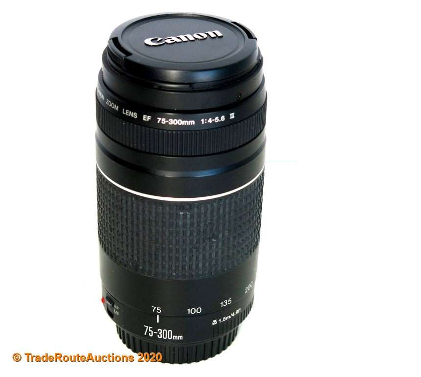 CANON EF 75-300MM ZOOM LENS