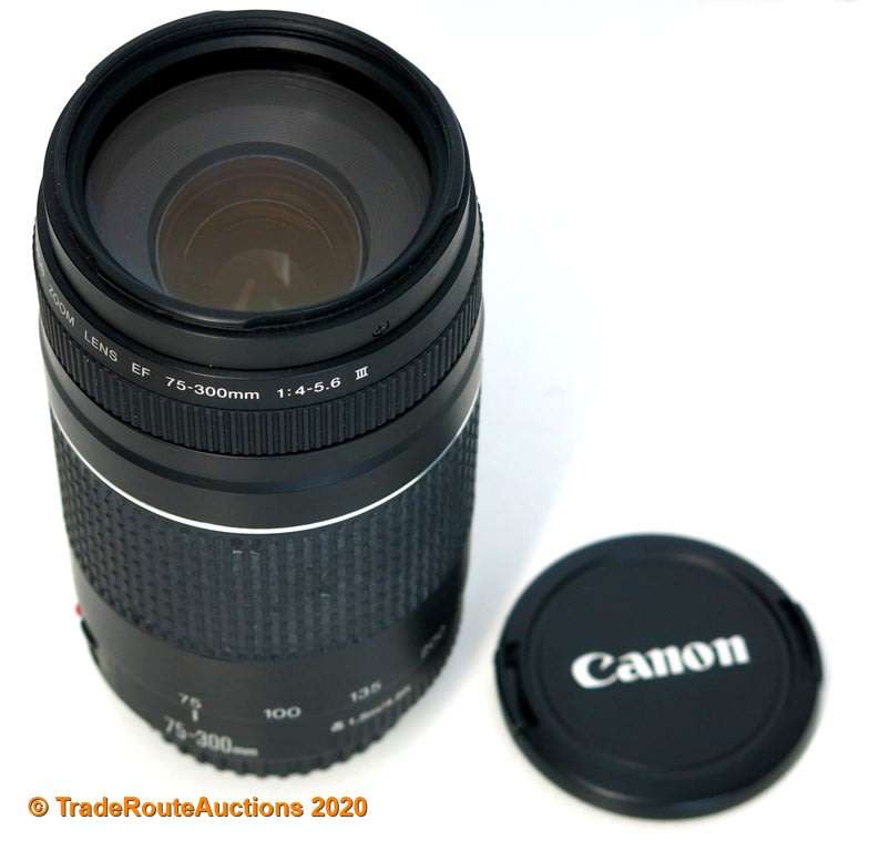 CANON EF 75-300MM ZOOM LENS