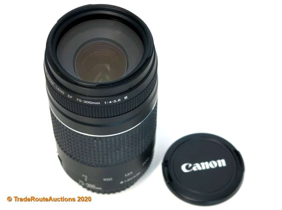 CANON EF 75-300MM ZOOM LENS