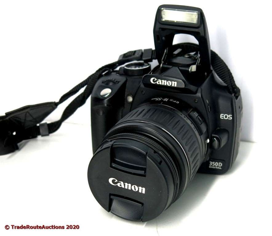 Canon EOS 350D Digital SLR camera (BLACK) WITH 18-55 mm EFS LENS