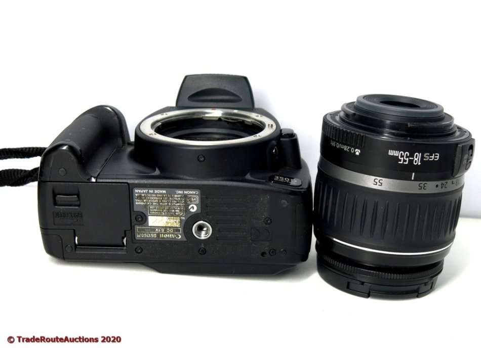 Canon EOS 350D Digital SLR camera (BLACK) WITH 18-55 mm EFS LENS