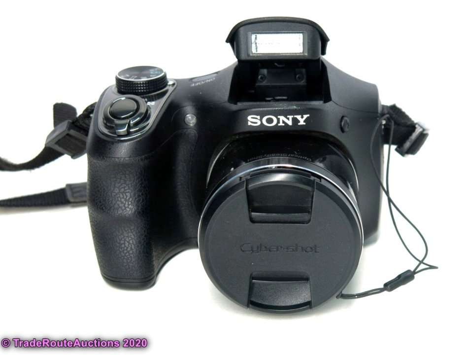 Sony Cybershot DSC-H200 Black 20.1MP 26X Optical SteadyShot image stabilization Digital Camera