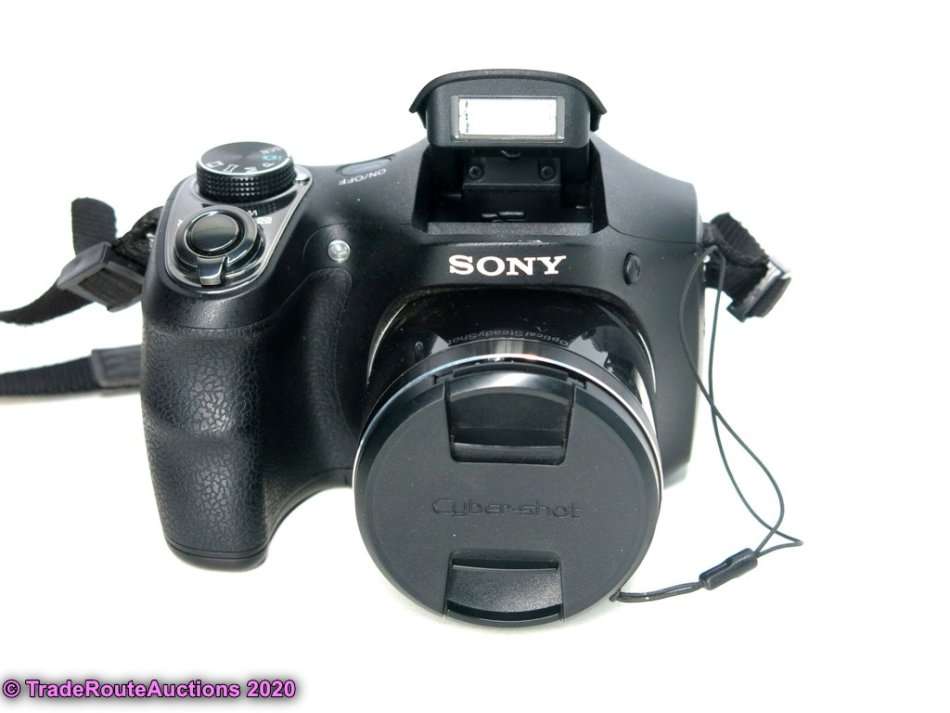 Sony Cybershot DSC-H200 Black 20.1MP 26X Optical SteadyShot image stabilization Digital Camera