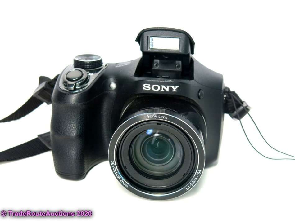 Sony Cybershot DSC-H200 Black 20.1MP 26X Optical SteadyShot image stabilization Digital Camera