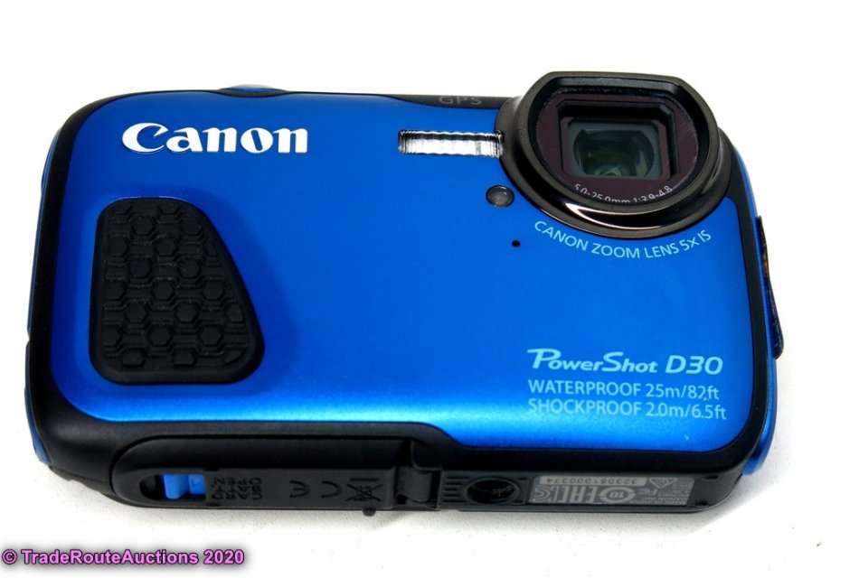 Canon PowerShot D30 Waterproof Camera (Blue)