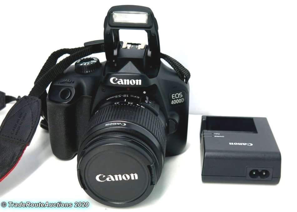 Canon 4000D DSLR Camera and EF-S 18-55 mm f/3.5-5.6 III Lens Kit