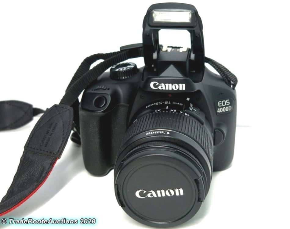 Canon 4000D DSLR Camera and EF-S 18-55 mm f/3.5-5.6 III Lens Kit