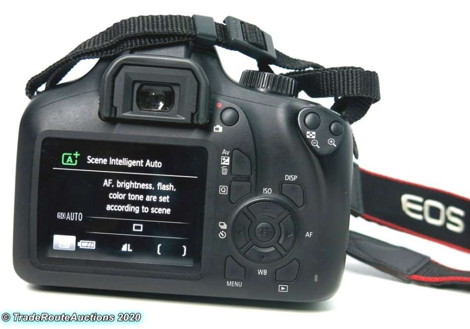 Canon 4000D DSLR Camera and EF-S 18-55 mm f/3.5-5.6 III Lens Kit