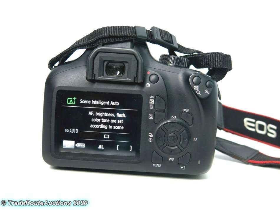 Canon 4000D DSLR Camera and EF-S 18-55 mm f/3.5-5.6 III Lens Kit