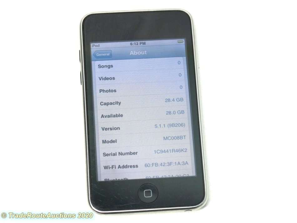Apple iPod Touch 3rd Generation 32GB  | MC008BT - A1318